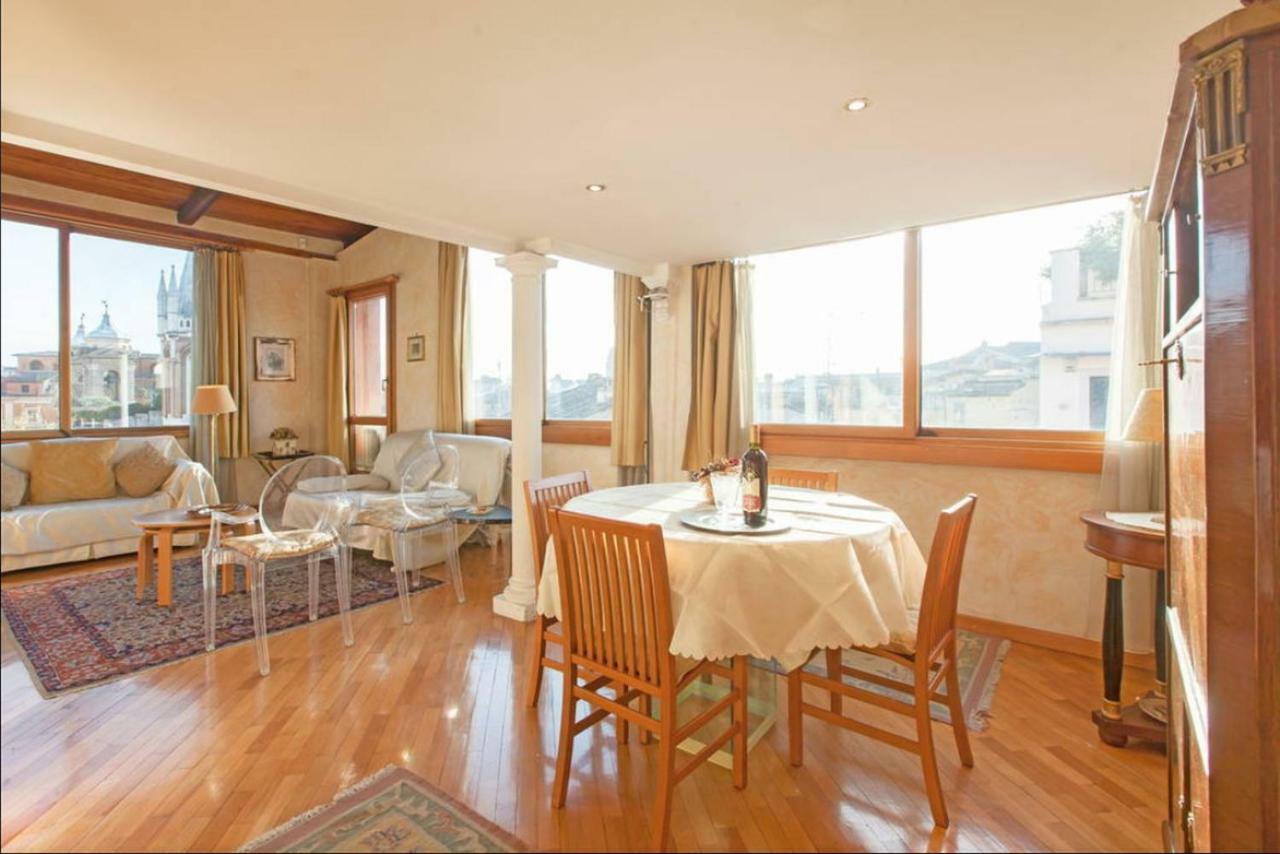 Amazing Panoramic Artist'S Loft Spanish Steps Rome Exterior photo
